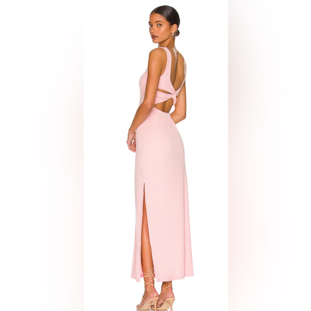 L*Space Mara ribbed dress in pink.